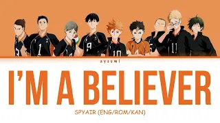 Haikyuu | I'm A Believer (ENG/KAN/ROM) lyrics