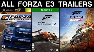 Evolution of Forza E3 Trailers (2005 - 2018)