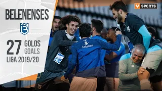 Belenenses: Os 27 golos na Liga 19/20