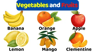 ✍️List Name Of Vegetables And Fruits In English | Vegetables And Fruits Vocabulary