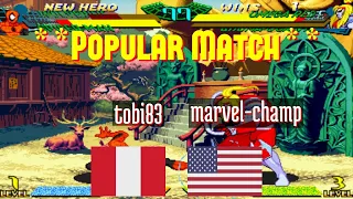 FT5 @mshvsf: tobi83 (PE) vs marvel-champ (US) [Marvel vs Street Fighter Fightcade] Jan 8