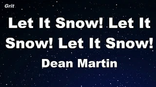 Karaoke♬ Let It Snow! Let It Snow! Let It Snow!  - Dean Martin 【No Guide Melody】 Instrumental