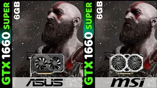 ASUS GTX 1660 SUPER VS MSI GTX 1660 SUPER COMPARISON