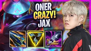 ONER CRAZY GAME WITH JAX! - T1 Oner Plays Jax JUNGLE vs Lee Sin! | Season 2024