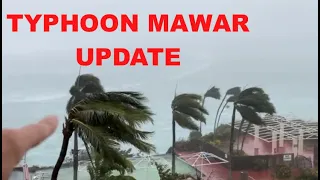 Typhoon Mawar hits Guam directly, now moving to the Philippine Sea