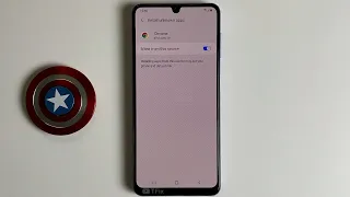 How to enable/disable Install unknown apps on Samsung A22 Android 11