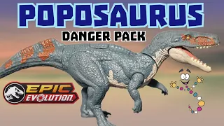 Jurassic World Epic Evolution Danger Pack Poposaurus Review! #2024