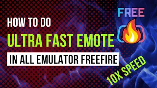 How To Do Ultra Fast Emote In All Emulator Free Fire | Fast Emote In Next Level Like B2k In Pc