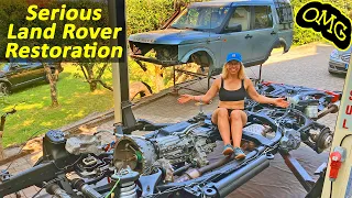 LAND ROVER Restoration by German Couple (FUNNY!!!) / S4-Ep28