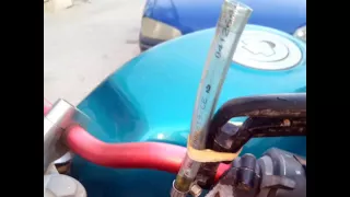How to lubricate motorcycle cables quickly.