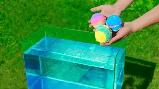 Experiment: Bath Bombs Under Water