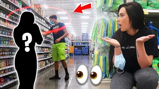 SPYING On My BOYFRIEND In PUBLIC! *caught him* 💔