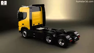 Dongfeng KX Tractor Truck 2014 3D model by Humster3D.com