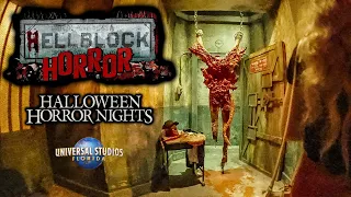 2022 Hellblock Horror Haunted House 4K POV  HHN 31 Universal Studios Florida