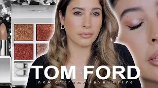 TOM FORD LAVA LUSTRE Eyeshadow Quad NEW EXTREME FORMULA HOLIDAY 2021 COLLECTION + Badass Lipstick