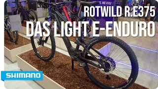 Das Rotwild R.E375 Light E-Enduro stellt sich gegen den Trend!