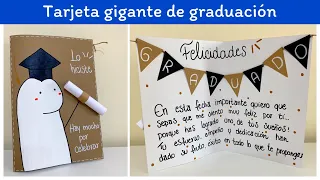 La mejor tarjeta de GRADUACIÓN | Carta gigante de FLORK