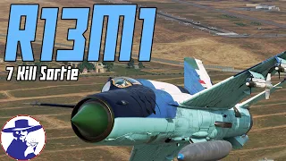 7 Kill Sortie with the R13M1 in Enigma's Cold War Server - MiG-21