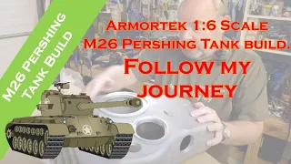 Unboxing 1/6 scale Armortek M26 Pershing RC Tank build. (Vid 01) The unboxing Video