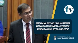 Prof.Prasad says what was scripted for Ketan Lal was derogatory