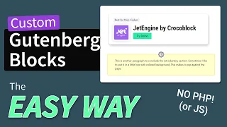 The EASY Way to Create Custom Gutenberg Blocks -- LazyBlocks Beginner Tutorial (No PHP or JS)