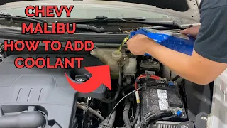 2008 - 2012 Chevrolet Malibu How to Add Coolant / Antifreeze - Similar to Pontiac G6 and Saturn Aura