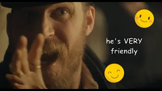 alfie solomons being "FRIENDLY" to everyone for 3 minutes