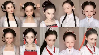 Top 12 Easy 💋 Chinese old traditional hairstyles tutorial look so amazing 🤩