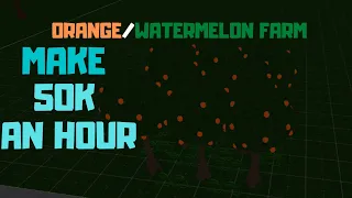 How to build Orange Watermelon Farm Bloxburg