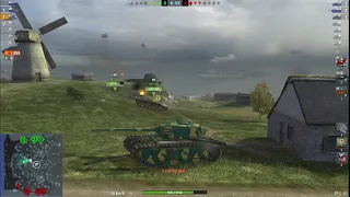 WoT Blitz Gameplay | ARL 44 | Normandy