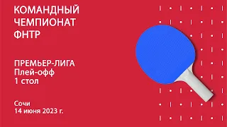 КЧФНТР 22/23. Премьер-лига. Плей-офф. 1 стол. 14.06.23