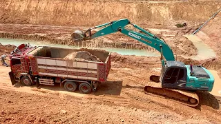 KOBELCO SK200-8XM ยังขุดบ่อไบโอแก๊สกันทุกวันกับทีมงานโชคชัยกรุ๊ป