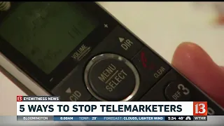 5 ways to stop telemarketers