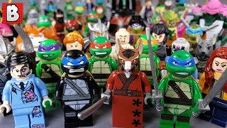 Every LEGO Teenage Mutant Ninja Turtles Minifigure Ever Made! Rare Comic Con Shadow Leonardo & Krang