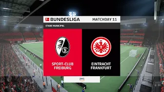 FIFA 22 | Sport-Club Freiburg vs Eintracht Frankfurt - Bundesliga | Gameplay