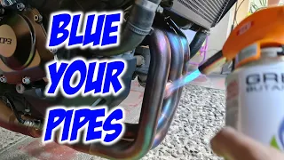 How to Burn and Blue your Headers | BikerMike