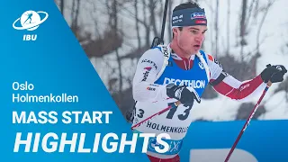 World Cup 22/23 Oslo Holmenkollen: Men Mass Start Highlights