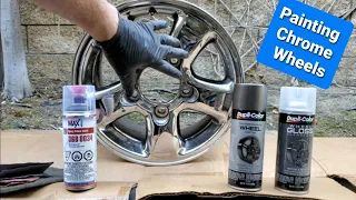 ✔ Everything you need to know: PAINTING CHROME WHEELS 👀