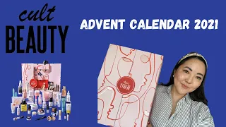 CULT BEAUTY | ADVENT CALENDAR 2021 | RUN THROUGH, SWATCHES & TRY ON