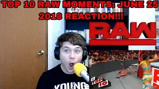 Top 10 Raw moments: WWE Top 10, June 25, 2018 REACTION!!!