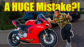 Buying A 1000cc Sport Bike As FIRST Motorcycle | Is The Ducati Panigale V2 the BEST Beginner Bike?