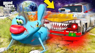 WE Found And Attacked By EVIL Cursed Killer Car in GTA 5?! With OGGY & JACK