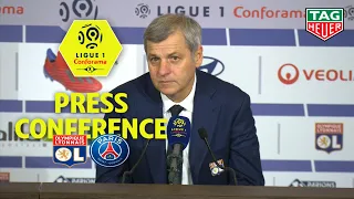 Press Conference Olympique Lyonnais - Paris Saint-Germain (2-1) / 2018-19