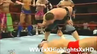 Randy Orton & John Cena Vs Raw Roster Highlights HD - WWE Raw 3/17/08