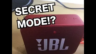 【JBL GO2】LOW FREQUENCY MODE MAXIMUM BASS