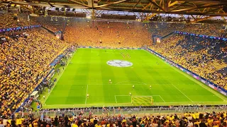 Champions league semi-final in the biggest stadium in Europe. Borussia Dortmund vs Paris SG