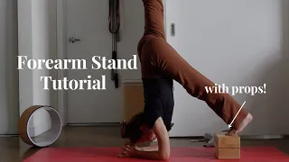 Tutorial: How to enter a forearm stand *with props*
