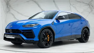 2021 Lamborghini Urus - Blu Eleos - Walkaround & Interior & Revs | Romans International [4K]