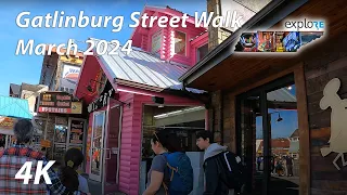 Gatlinburg Street Walk March 2024