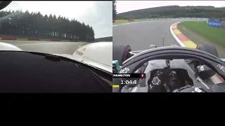 LMP1 vs F1 | Porsche 919 Hybrid EVO vs Mercedes F1 W11 Hybrid @ Spa-Franchorchamps